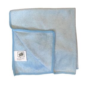 Microfasertuch SMA 62, blau, CLEAN and CLEVER 40 × 40 cm, 280 g/m², blau Pkt. 25 Stk.