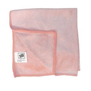 Microfasertuch SMA 62, rosa, CLEAN and CLEVER 40 × 40 cm, 280 g/m², rosa Pkt. 25 Stk.