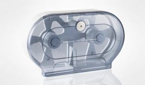 Spender WC Papier Minijumbo Doppelrol. 293 x130 x 514 mm