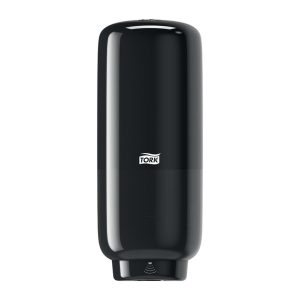 Sensorspender Tork S4 Elevation Design, schwarz für 1 lt. Schaumseife Tork S4 Flacons Kunststoff mit LED-Vorratsanzeige 561608 Spendervertrag Nr.: