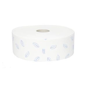 Tork Premium Toilettenpapier Maxi Jumbo – T1 System Recycling, 2-lagig, hochweiss, 10 × 20 cm, Rolle à 1800 Blatt, 360 lfm, Aussen Ø 26 cm, Kt. 6 Rl. Pal. 36 Kt. (110273)