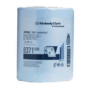 Wischtuch Kimberly-Clark Wypall X60 Großrolle, 500 cps. hellblau 31,5 x 38cm, Rollendurchm. 27,1cm Pal. 60 Rl. KC 8371