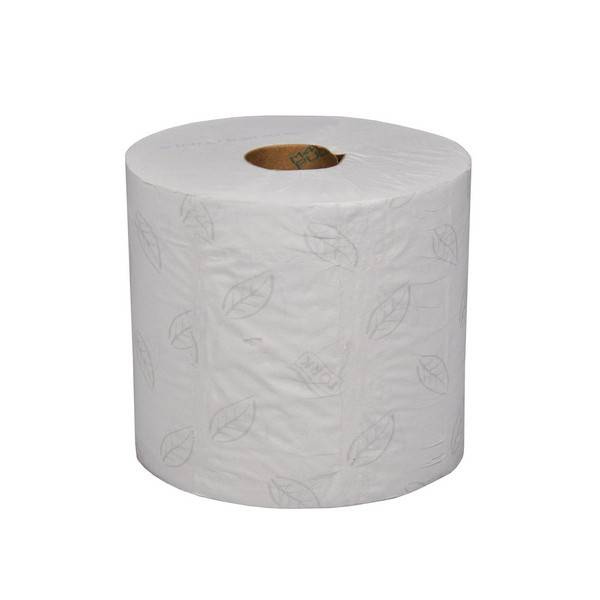Toilettenpapier Mini-Rollen, SmartOne T9 2-lagig, weiss, Zellstoff 620 Blatt/Rolle, 111 m, 18 x 13.5 cm Pkt. à 12 Rl. Pal. à 36 Pkt. 472193