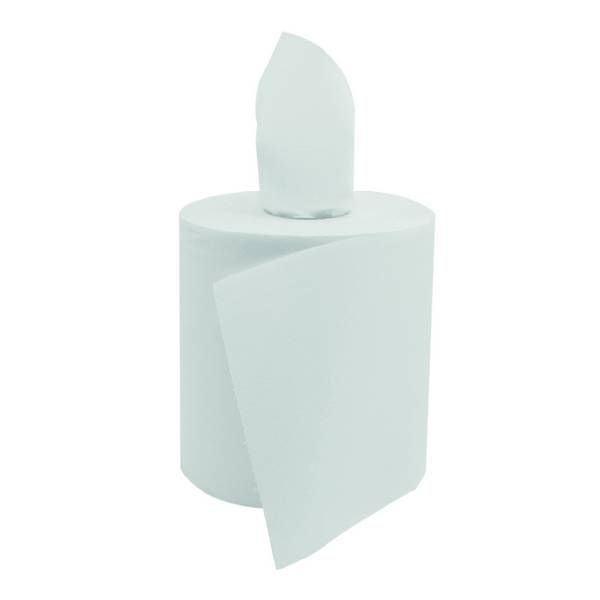 Wischtuchrolle Midi 2-lagig, Zellstoff weiss 19,4 x30 cm, 135m Pkt.6 Rl. Pal. 44 Pkt.