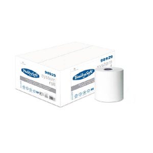 Bulkysoft Autocut Handtuchrolle Zellstoff, 2-lagig, weiss, 19,2 cm × 230 lfm Pkt. 6 Rl. Pal. 36 Pkt.