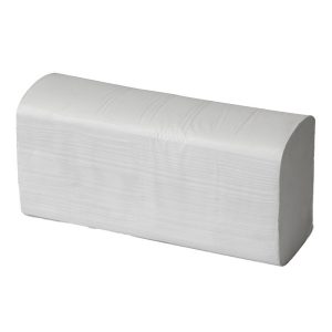 High Grade Handtuch Z-Falzung, Zellstoff, 2-lagig, weiss, 23,5 × 24 cm Tiefe gefaltet 7,8 cm, Pkt. 3750 Blatt (25 x 150 Blatt) Pal. 32 Pkt.