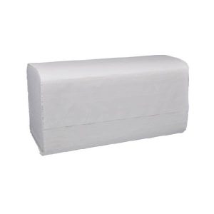 Papierhandtücher V-Premium V-Falz, 2-lagig, Zellstoff, geprägt, weiss 24 x 21,5 cm, Bundbreite 10,5 cm, lagenverleimt Kt. à 20 x 200 Blatt = 4000 Blatt