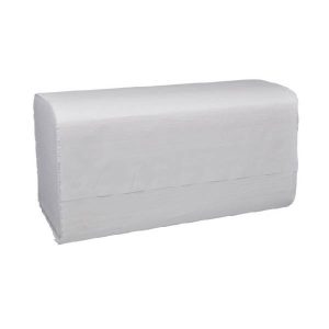 Papierhandtücher V-Falz Ultra 2-lagig, Zellstoff, weiss 24 × 21 cm, Tiefe gefaltet 10,5 cm, 336 Blatt Pal. à 32 Kt.