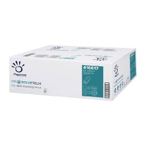 Papernet DissolveTech Handtuch V-Falzung, Zellstoff, 2-lagig, weiss, 24 × 21 cm, Tiefe gefaltet 10,5 cm, Bund 250 Blatt, Kt. 3750 Blatt. (15 x 250) Pal. 36 Kt.